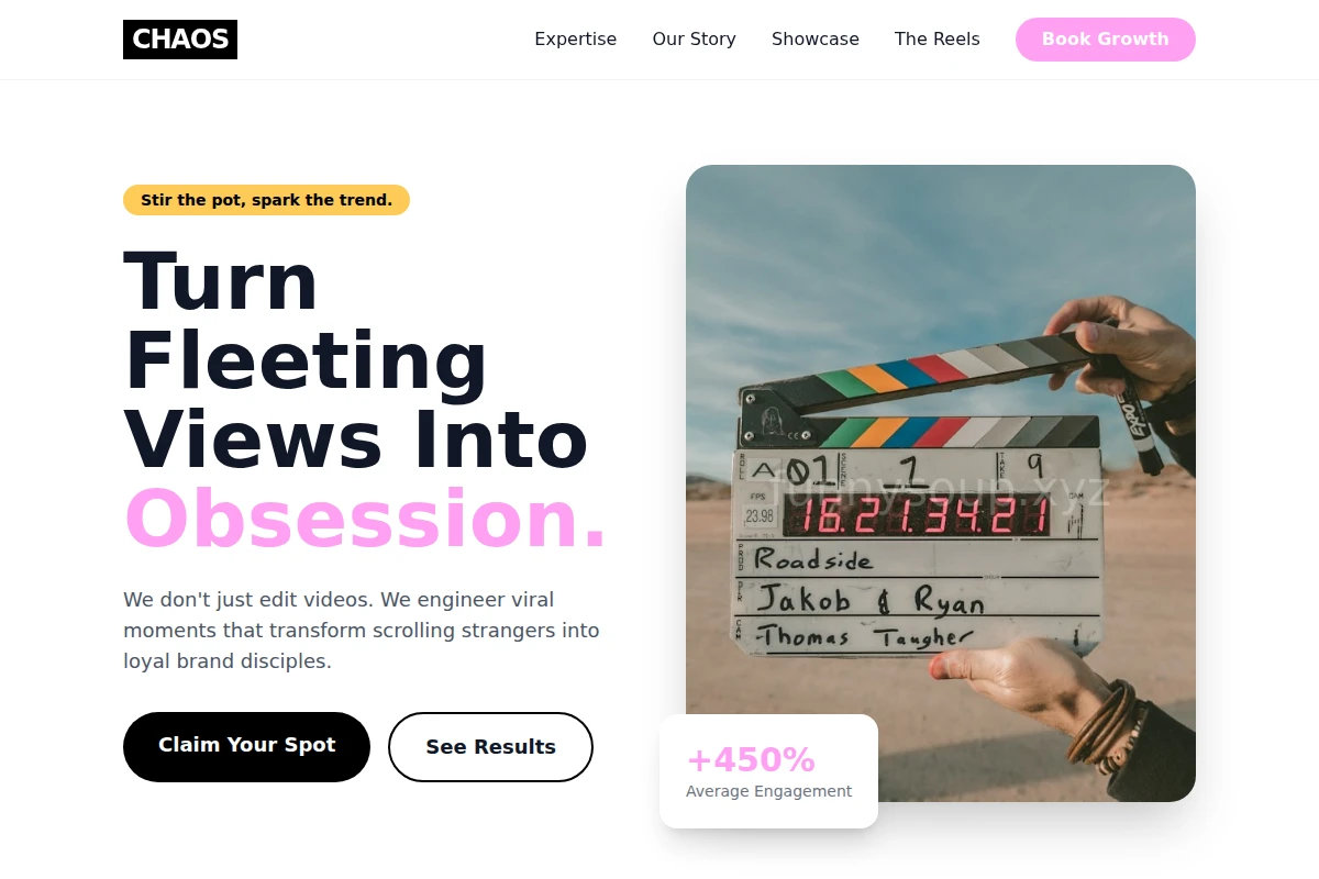 Chaos Short Form Video Agency