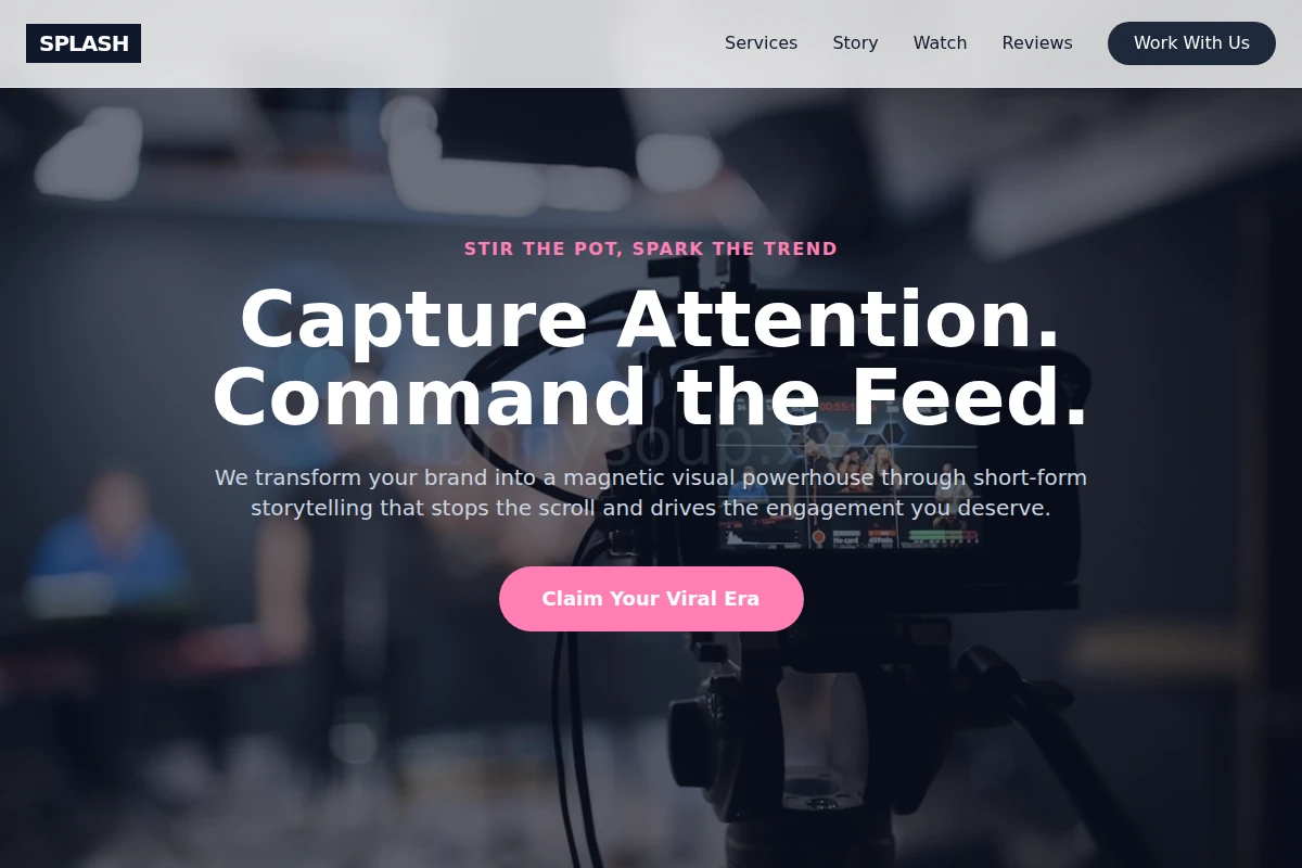 Splash Short Form Video Agency